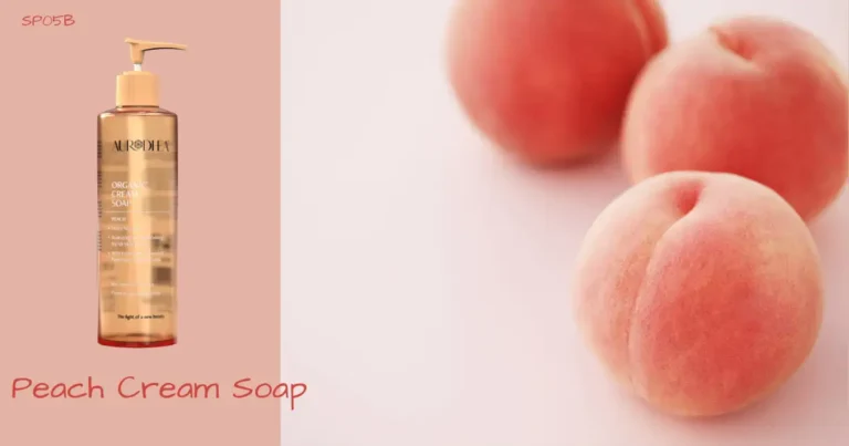 peach cream soap
